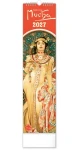 NOTIQUE Nástenný kalendár Alfons Mucha 2027, 12 x 48 cm (PGN-36840-L)