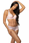 Dámske brazilky 053/54/2 Carmela light pink - MAT Růžová M