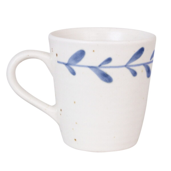 Strömshaga Kameninový hrnček Viola Leaf Blue 300 ml