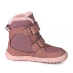 Dievčenské zimné barefoot topánky PRO-tex LORA OLD PINK - 25