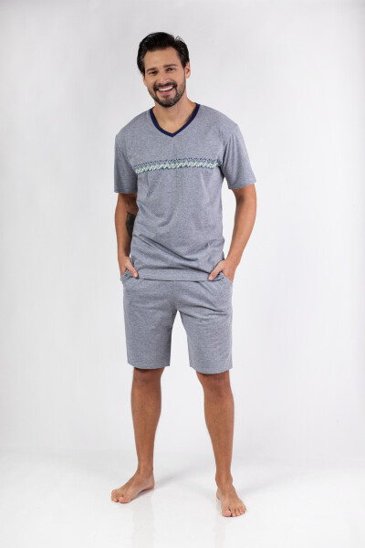 476 PÁNSKE PYŽAMO VEĽKÉ S/25 C.melange XXL