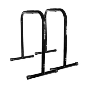 Bradlá DIP II čierna - GymBeam (červená) (51082-1-black)