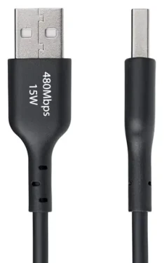 StarTech kábel USB-A na USB-C čierna / 2 m / 480 Mbps / Rýchle nabíjanie (USB2AC2MNC)
