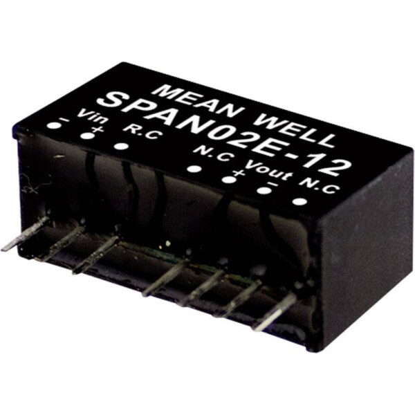 MEAN WELL SPAN02B-03 DC / DC menič napätia, modul 500 mA 2 W Počet výstupov: 1 x; SPAN02B-03