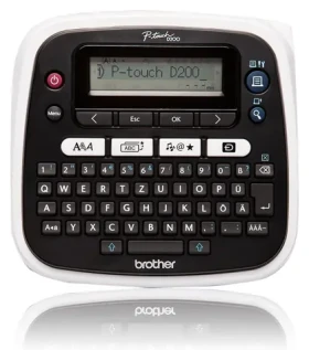 Brother P-touch D200BWVP / Tlačiareň samolepiacich štítkov / 180dpi / TZe páska / vertikálna tlač / podčiarknutie (PTD200BWVPG1)