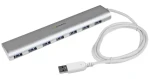 StarTech USB 3.0 Hub 7 portov / USB rozbočovač / USB 3.2 Gen 1 / s napájacím adaptérom / hliníkové telo (ST73007UA)