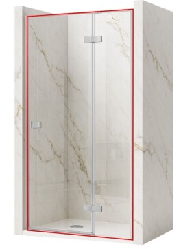 REA - Sprchové dvere bez stenového profilu ATLAS chróm 120 P REA-K4668