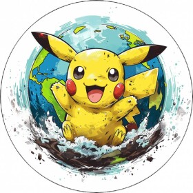Jedlý papier Pikachu 19,5 cm - Pictu Hap - Pictu Hap