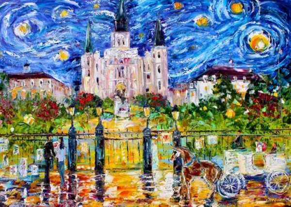 ENJOY Puzzle Námestie Jackson Square, New Orleans