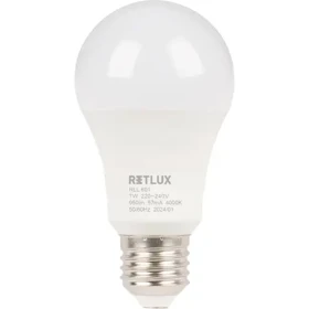 Retlux RLL 601 A60 E27 bulb 7W / 950 lm / 4000K - studená biela / D (8590669358175)