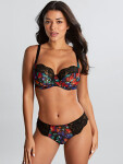 Dámske brazílske nohavičky 10942 Black Mixed Colors - Panache 44 černá- MIX barev