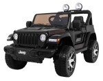 Mamido Elektrické autíčko Jeep Wrangler Rubicon 4x4 čierne