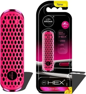 Accura CAR HEX bubble gum / Osviežovač vzduchu do auta / vôňa žuvačka