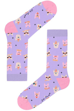 Dámske ponožky John Frank WJFLSFUN70 UNI Purple