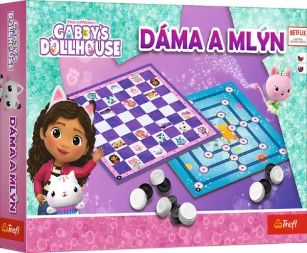 Trefl Hra Dáma a Mlyn: Gábinin kúzelný domček