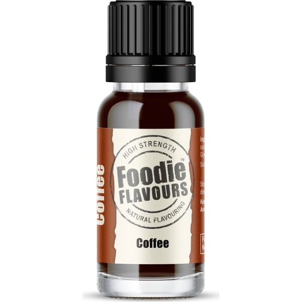 Prírodné koncentrované aróma 15 ml káva - Foodie Flavours - Foodie Flavours
