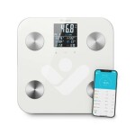 TrueLife FitScale W7 BT biela diagnostická osobná váha / bluetooth / displej / 4x AAA batéria (TLFSW7BTW)