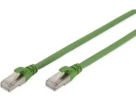 Digitus CAT6a S/FTP 1m zelená / Patch kábel / PUR / PoE++ (DK-1644-A-PUR-010)