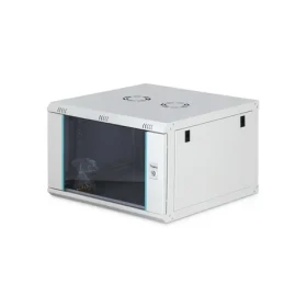 Digitus Dynamic šedá / Nástenný rozvádzač / 19" / 7U / 385x600x600 mm / sklenené dvere / aktívne chladenie (DN-37102)