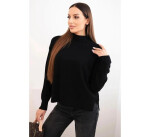Dámsky sveter Freestyle 35209 Black - K-Fashion one size černá