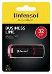 INTENSO Business Line 32GB čierna / Flash disk / USB 2.0 / čítanie 28 MB/s / zápis 6,5 MB/s (3511480)