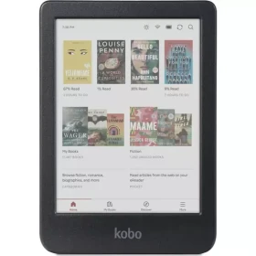 Kobo Clara Colour čierna / Čítačka e-kníh / 6" / E-ink / 1072×1448 / 16GB / Wi-Fi / BT / USB-C (N367-KU-BK-K-CK)