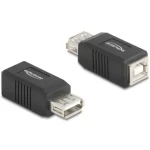 DeLock 67203 čierna / Adaptér / USB 2.0 A (F) - USB 2.0 B (F) (67203)