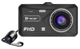 Tracer 4TS FHD Crux čierna / Duálna kamera do auta / Full HD / 4" dotykový IPS / G-senzor / parkovací režim (TRAKAM46876)