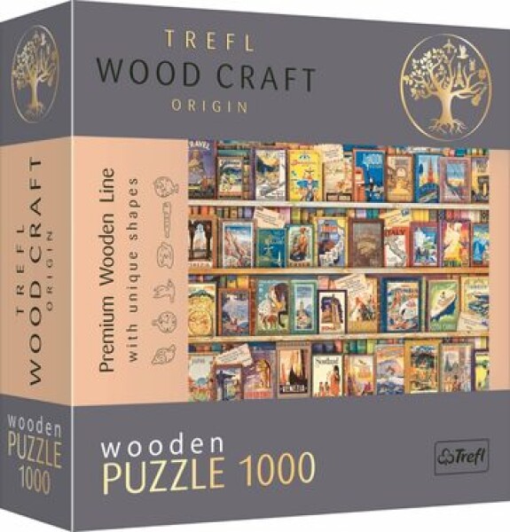 Trefl Wood Craft Origin - Puzzle - Cestovanie po svete