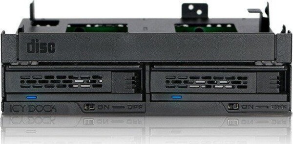 Icy Dock 2x 2.5" SAS/SATA + Slim ODD 5.25" Slot ExpressCage (MB732SPO-B)