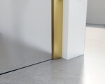 HOPA - Walk-in sprchovací kút LAGOS GOLD NEW 200 - Farba rámu - Zlatá, Rozmer A - 120, Rozmer C - 200, Výplň - Matné bezpečnostné sklo - 8 mm BCLAGO12BGFN2