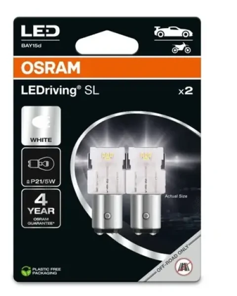 OSRAM LED 21/5W / 12V / 145lm / 6000K / 5000h / 2ks (7528DWP-2BL)