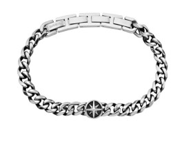 BREIL Slušivý oceľový náramok s kompasom Dock TJ3729