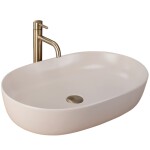 REA - Umývadlo na dosku CLEO 61 BEIGE MATT REA-U9655