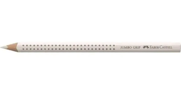 Faber-Castell Pastelky trojhranné / 12ks / biela (110901)