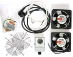 Xtendlan Ventilačná jednotka / Ventilačná jednotka / termostat / 2x ventilátor / napájací kábel (SFAN-WM-2FT)