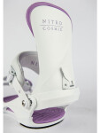 Nitro COSMIC WHITE LEVANDER dámske viazanie na snowboard - S/M