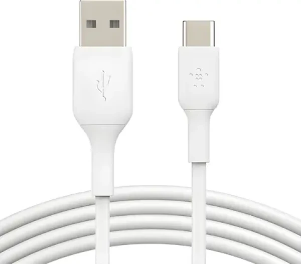Belkin CAB001BT1MWH2PK biela / Dátový kábel / USB-A - USB-C / 1 m (CAB001BT1MWH2PK)