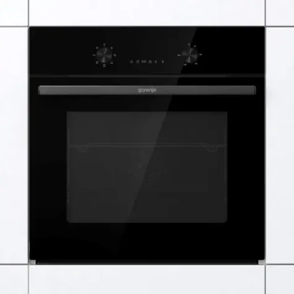 Gorenje BO6635E01BG čierna / Vstavaná rúra / 61 l / Teplovzdušná / Gril / Energetická trieda A (BO6635E01BG)