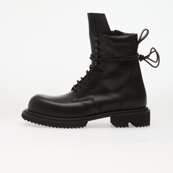 Tenisky Rick Owens Leather Boots - Low Army Gabe Black EUR 45