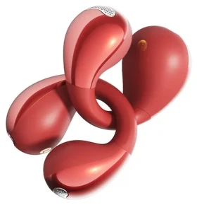QCY Crossky Clip C30S červená / Bezdrôtové slúchadlá / Bluetooth 6.0 / dobíjací box (T33S Red)
