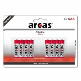 Arcas Alkaline AAA (LR03) 4+4ks / Alkalická batéria / dopredaj (11744803)