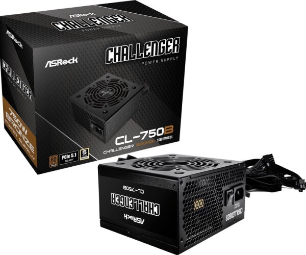 ASRock Zasilacz ASRock CHALLENGER 750W 80 Plus Bronze
