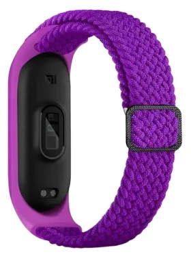 Beline Nylon fialová / Remienok / nylonový / pre XIAOMI Mi Band 8, 9, 10