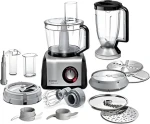 BOSCH MC812M865 čierna / Kuchynský robot / 1250 W / 3.9 L / šľahanie / sekanie / strúhanie / drvenie / krájanie (MC812M865)