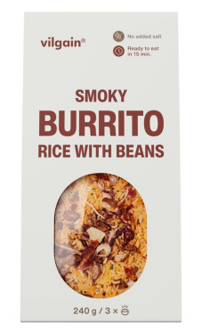 Vilgain Údená burrito ryža s fazuľami – 240 g