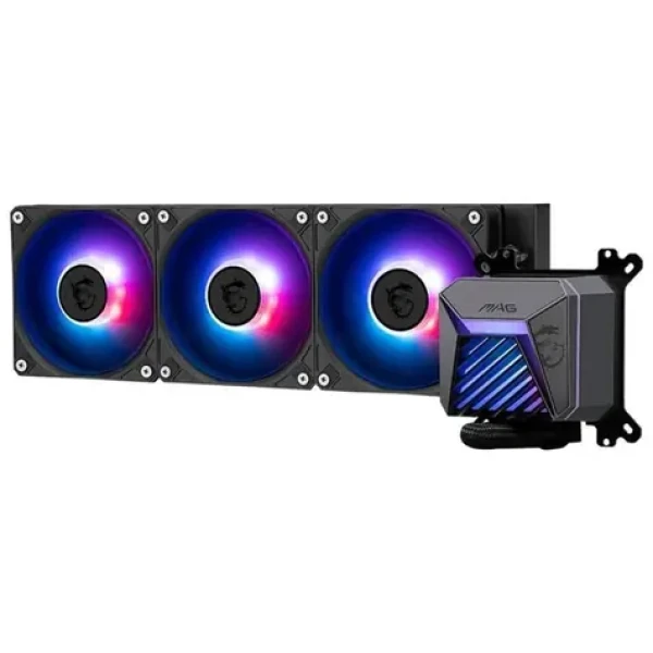 MSI MAG CoreLiquid A15 360 čierna / 3x 120mm / 20 dB @ 2050 RPM / 64.89 CFM / AMD + Intel (306-7ZW9A11-L80)