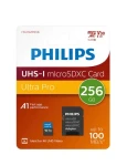Philips microSDXC 256 GB + adaptér / Pamäťová karta / Class 10 / UHS-I U3 / čítanie 100 MB/s (FM25MP65B/00)