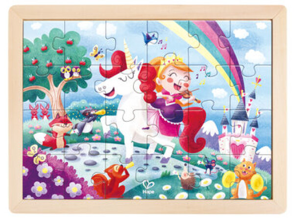 Hape Puzzle - Jednorožec a priatelia