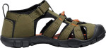 KEEN Seacamp II CNX Youth Detské sandále dark olive/gold flame 35 10044204KEN01C06
